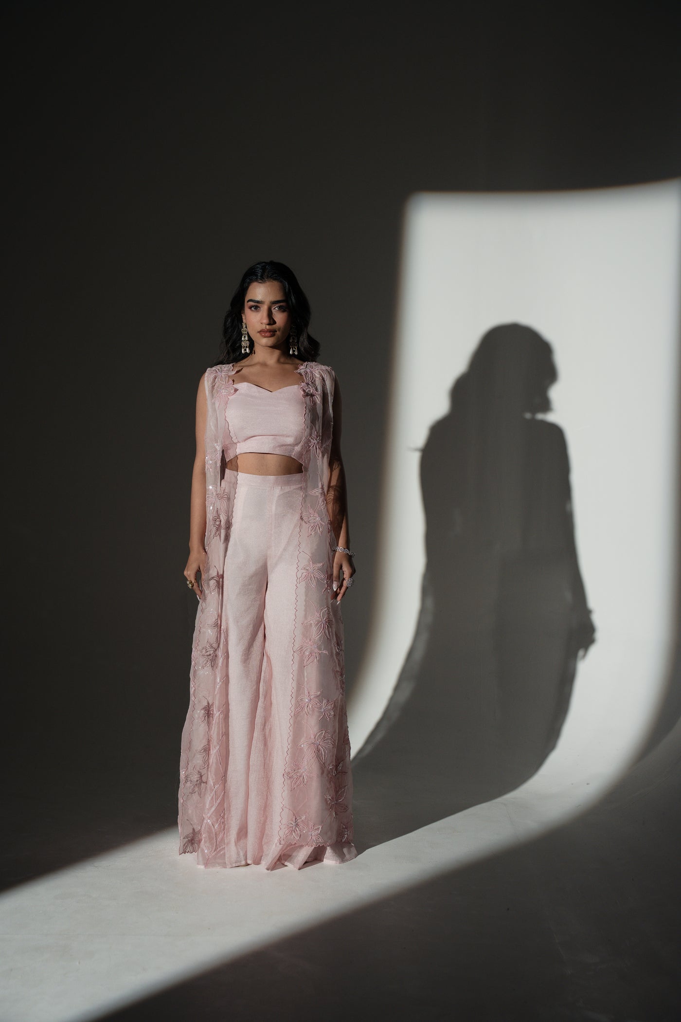Sana  Jacket & Sharara Set - L