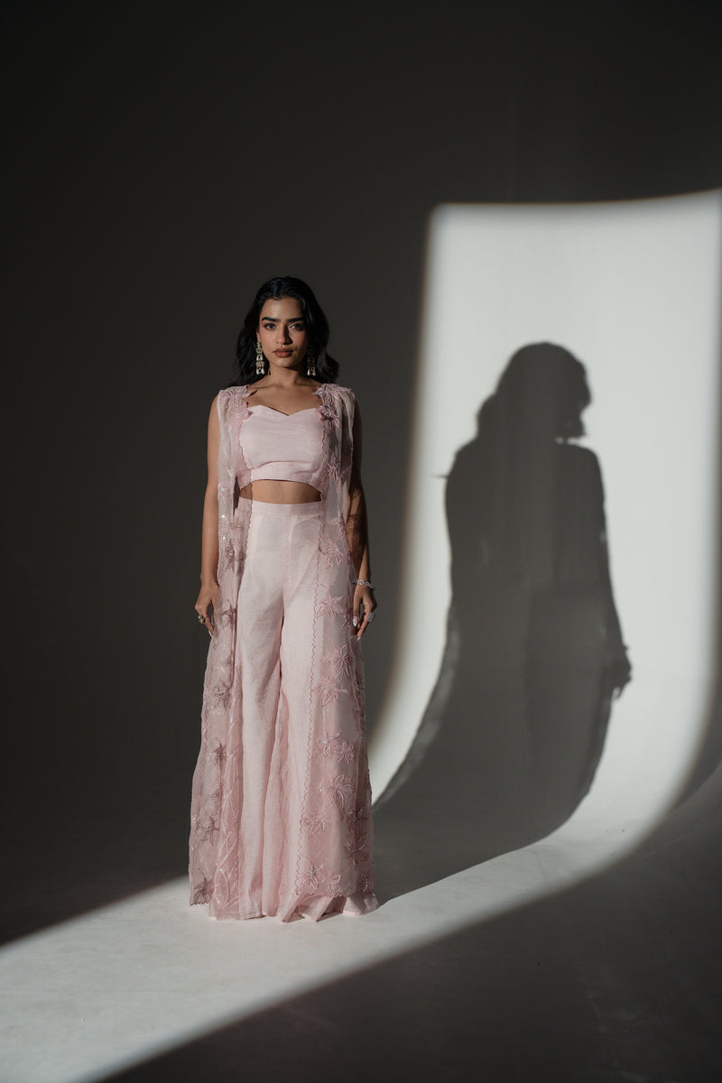 Sana  Jacket & Sharara Set - L