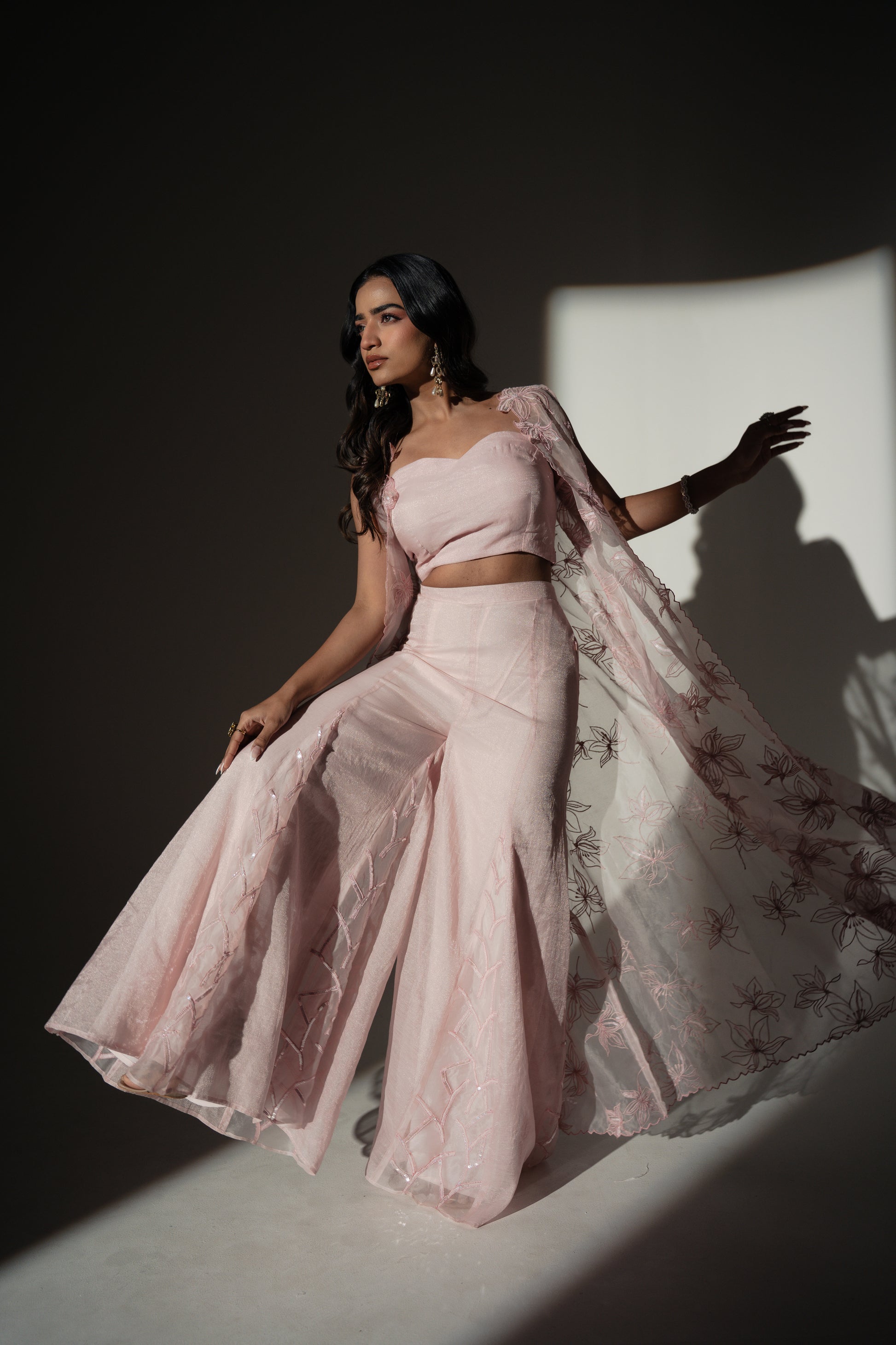 Sana  Jacket & Sharara Set - M