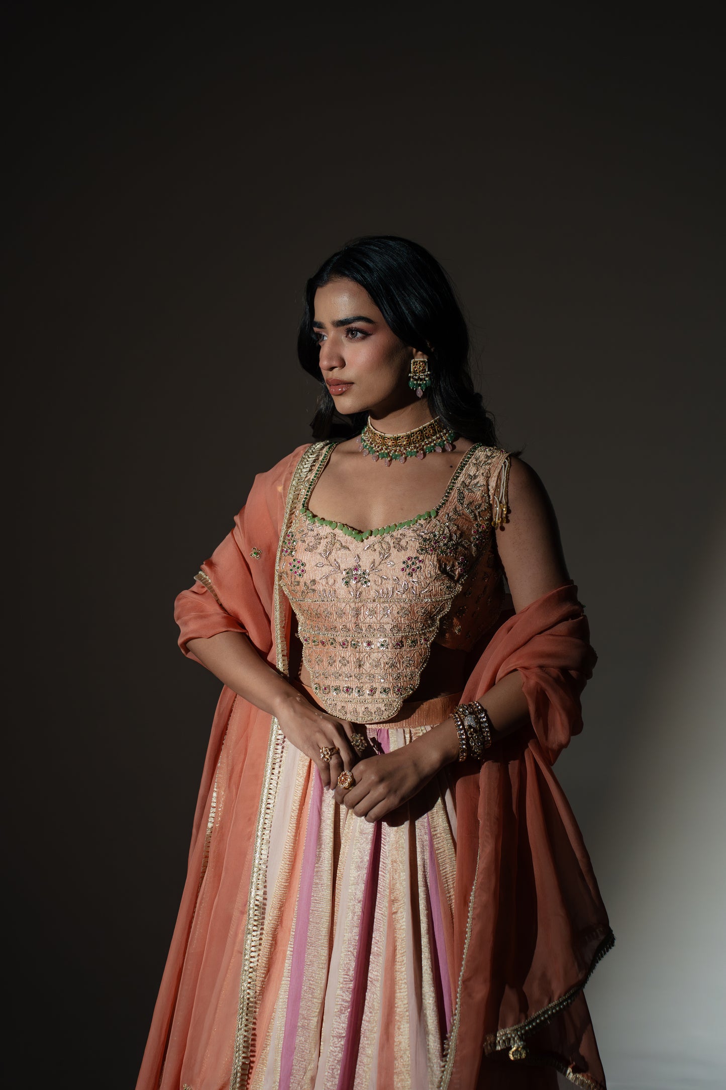 Zarina Lehenga Set - L
