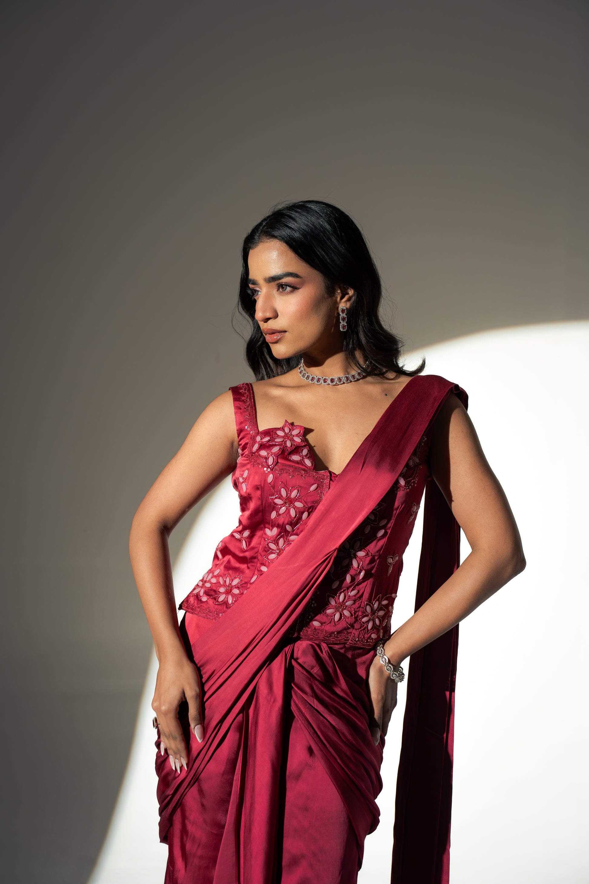 Ruhika Saree Set - M