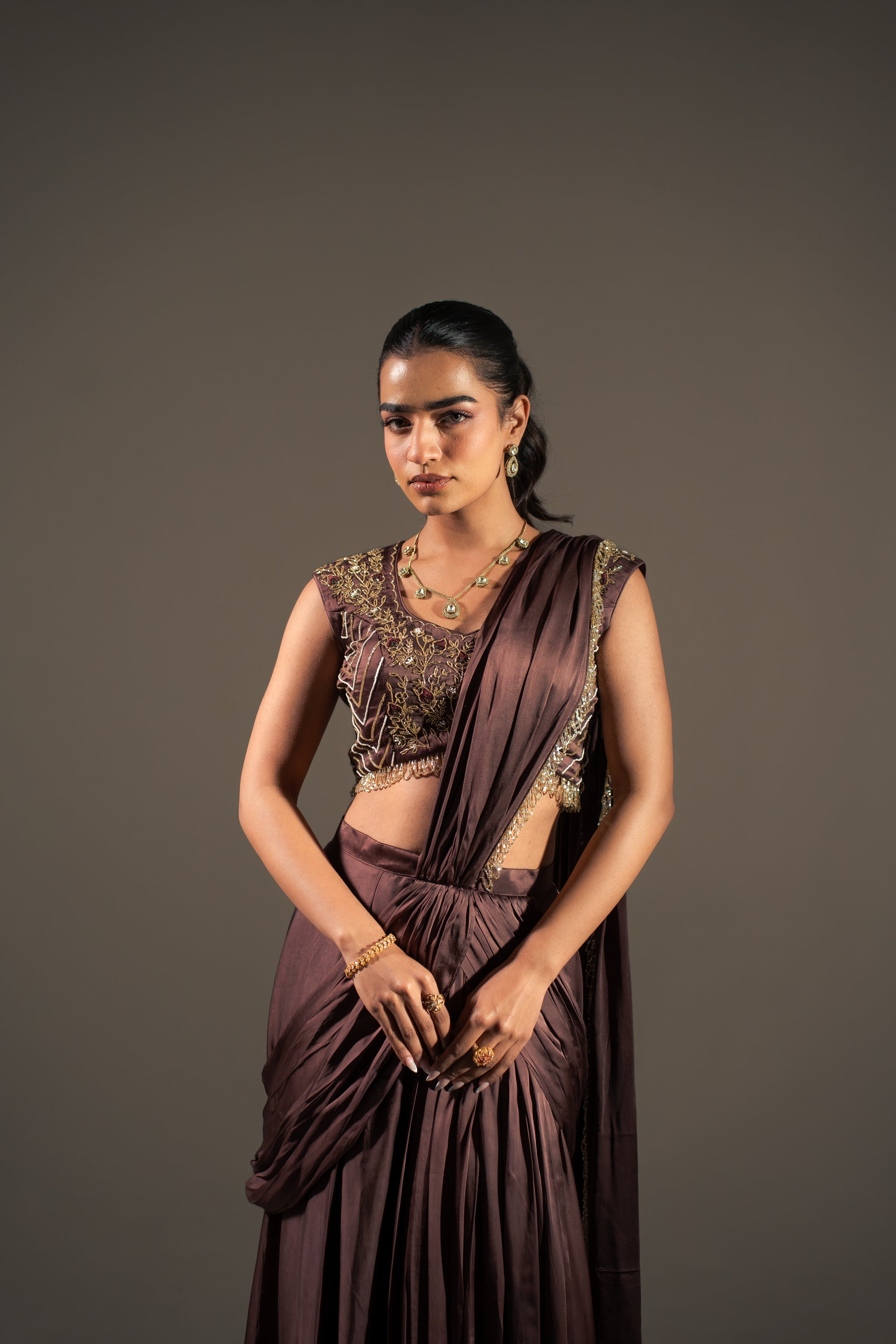 Dhara Saree set - M