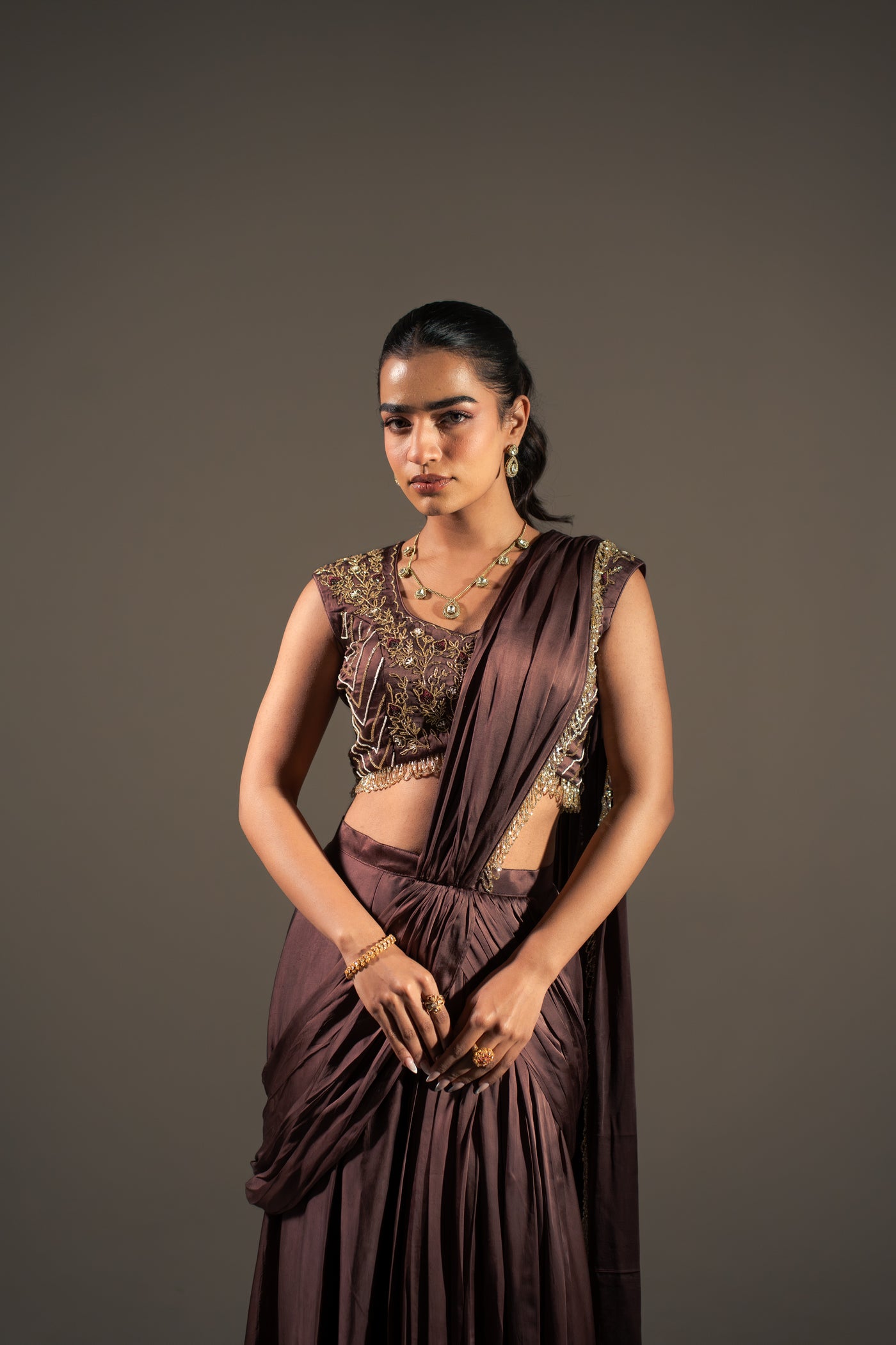 Dhara Saree set - M
