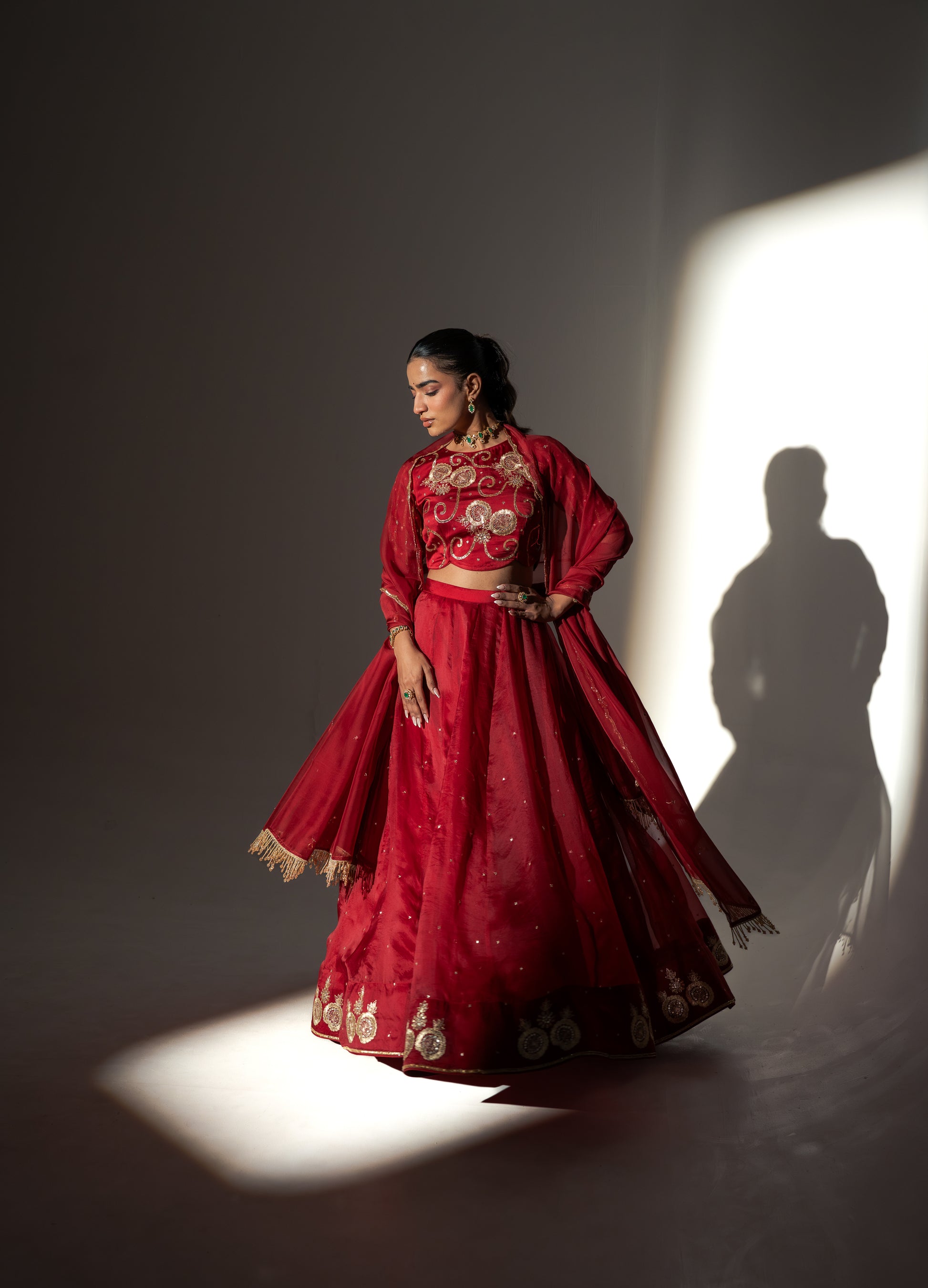 Mehraab Lehenga Set - L