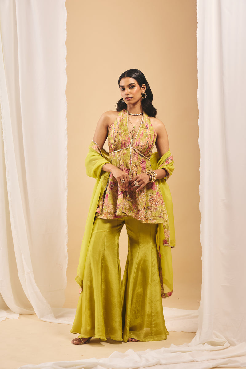 Dhaani Peplum Garara Set - XS