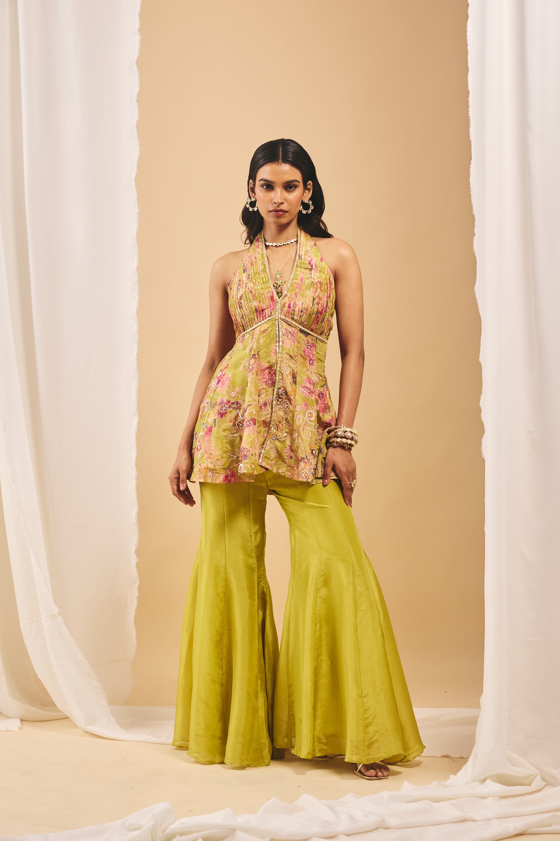 Dhaani Peplum Garara Set - 2XL