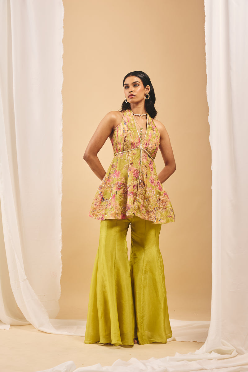 Dhaani Peplum Garara Set - XL