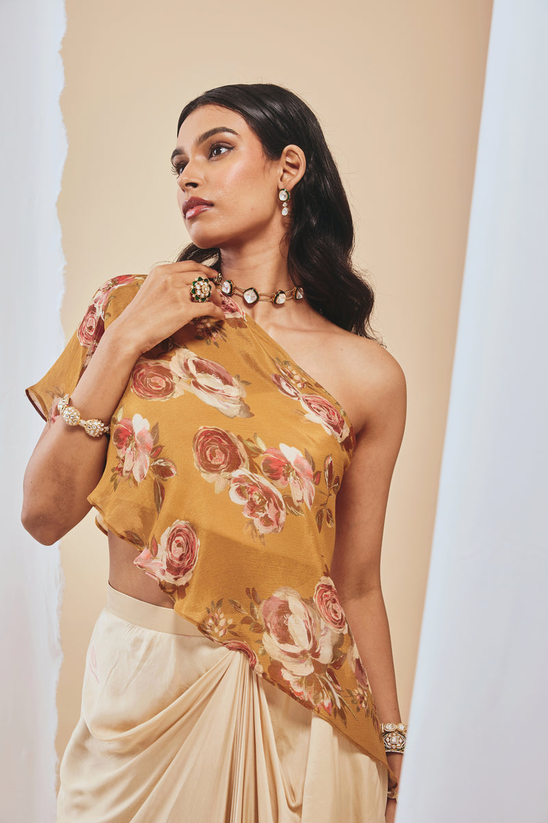 Nazm Drape Skirt Set - 3XL
