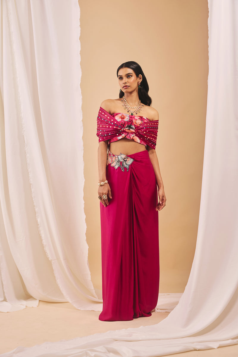Rooh Cape and Skirt Set - 4XL