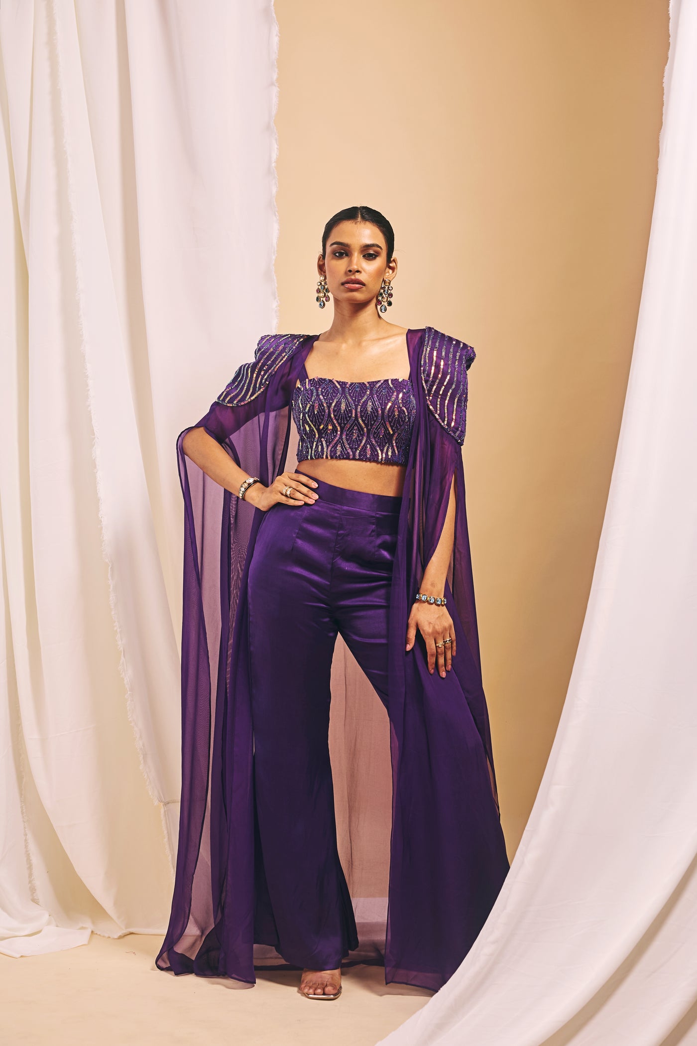 Amthyst Flare Pant Set