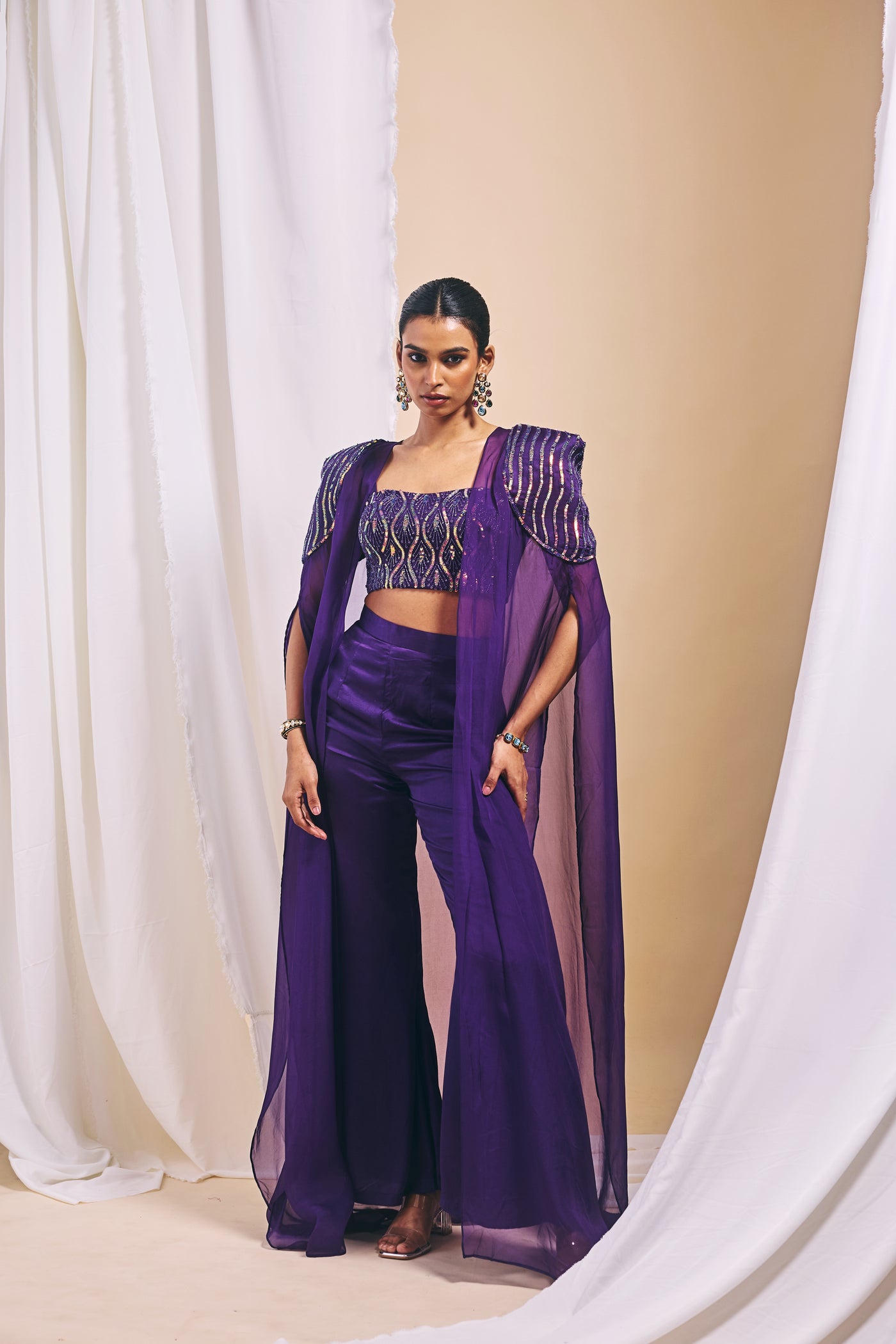 Amthyst Flare Pant Set - 4XL