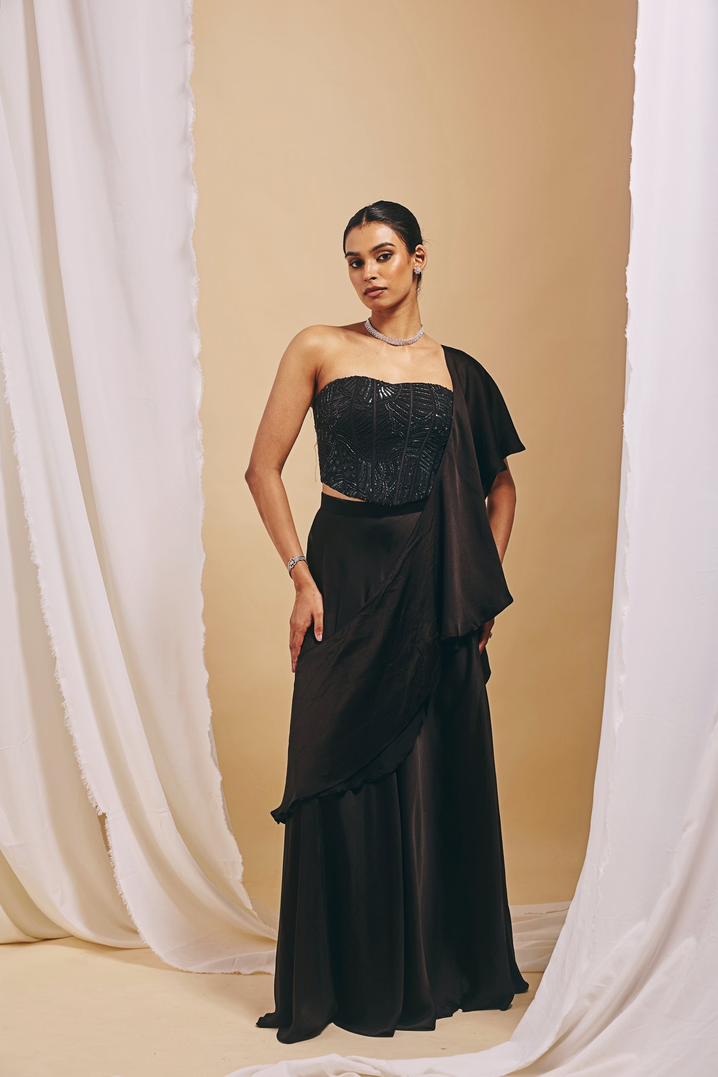 Ruhani corset saree set - 3XL