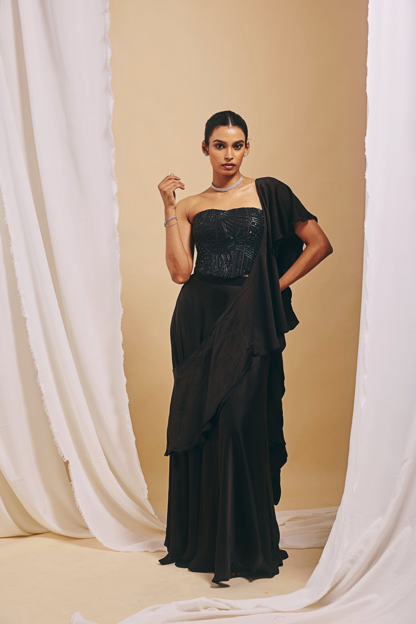 Ruhani corset saree set - 4XL