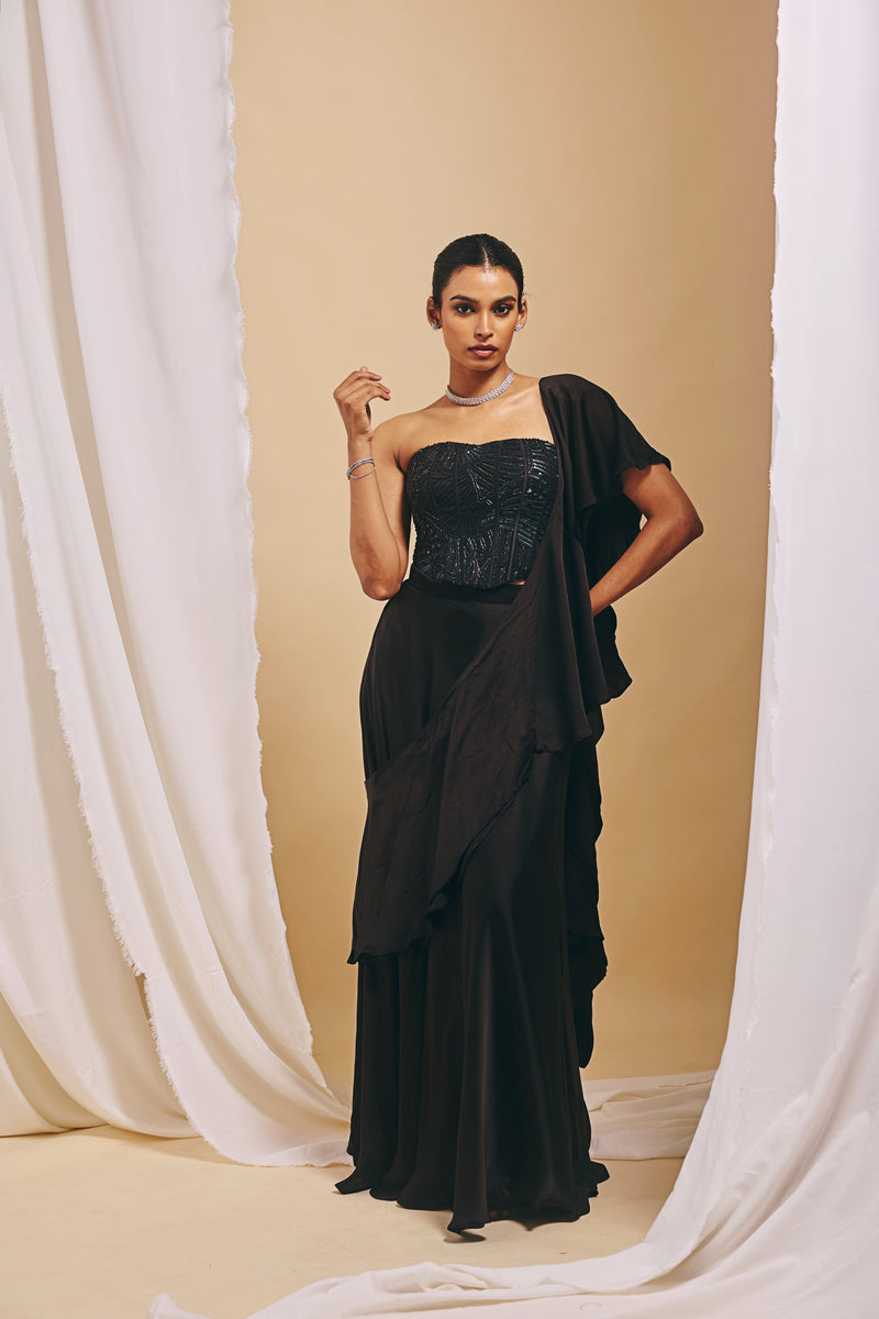 Ruhani corset saree set - 4XL